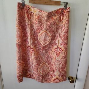 Banana Republic Paisley Skirt